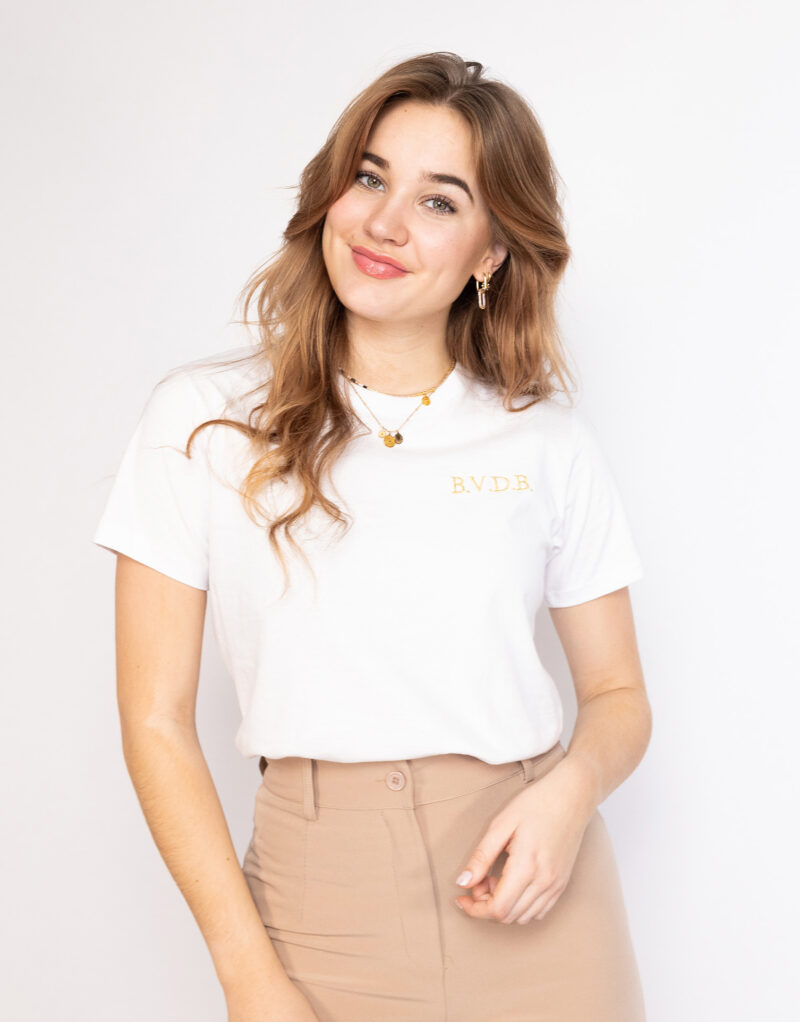Gepersonaliseerd T-shirt eigen initialen