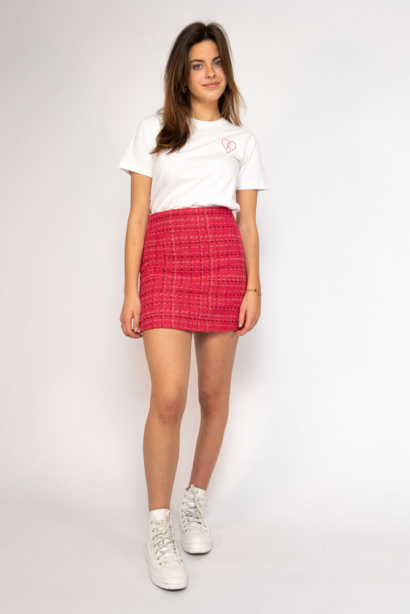 Gepersonaliseerd T-shirt eigen letter & open hartje - Afbeelding 7
