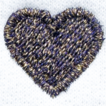 34. Donkerblauw goud glitter