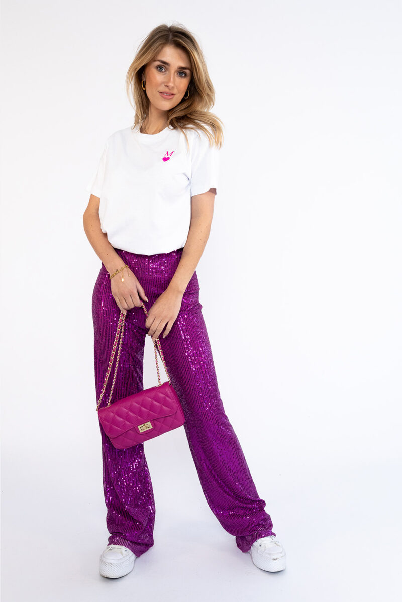 Gepersonaliseerd T-shirt eigen letter & hartje - Afbeelding 7