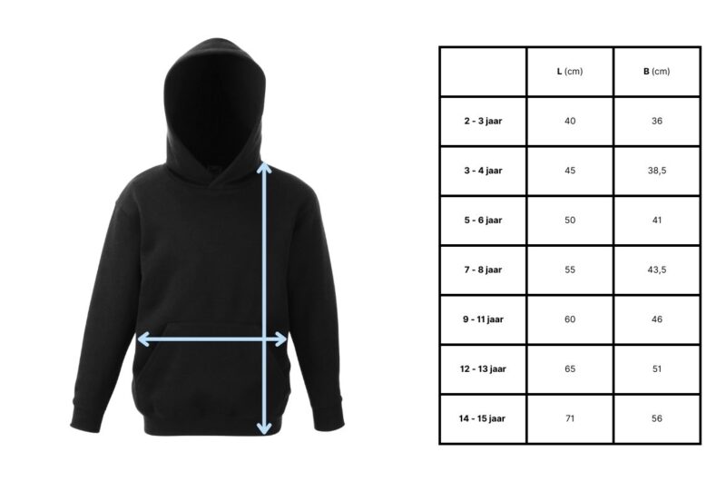 Gepersonaliseerde Hoodie Initialen kinderen - Afbeelding 6