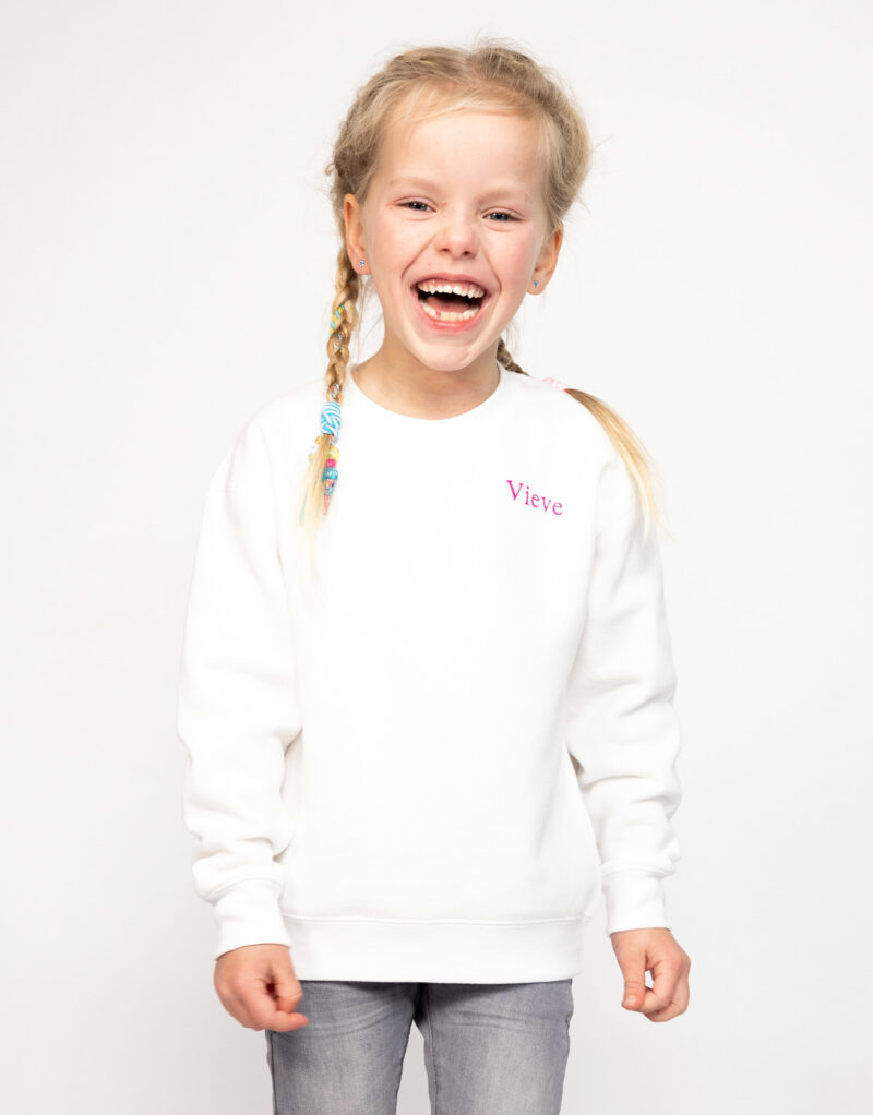 Gepersonaliseerde trui lijntekening van je eigen foto kinderen - Afbeelding 2