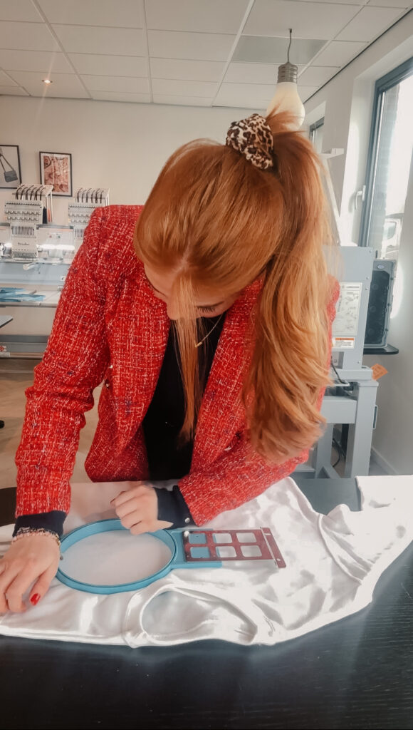 Handwerk in het borduuratelier